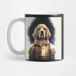 Golden Retriever Astronaut Suit Space The Force Mug